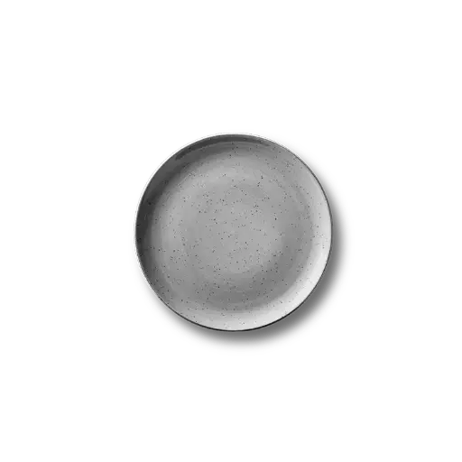 Continental Rustic grijs bord coupe vlak 17cm