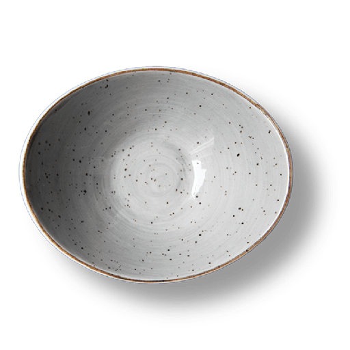 [BQ100417] Continental - Schaal salsa diep Rustic grijs (18 cm, 1 stuk)