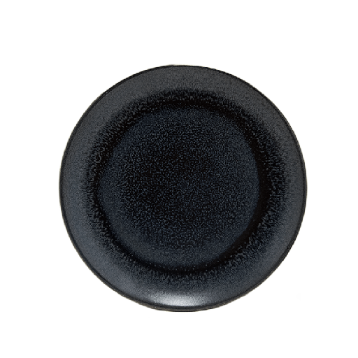 [BQ100427] Continental - Bord coupe vlak Exotics zwart (19 cm, 1 stuk)