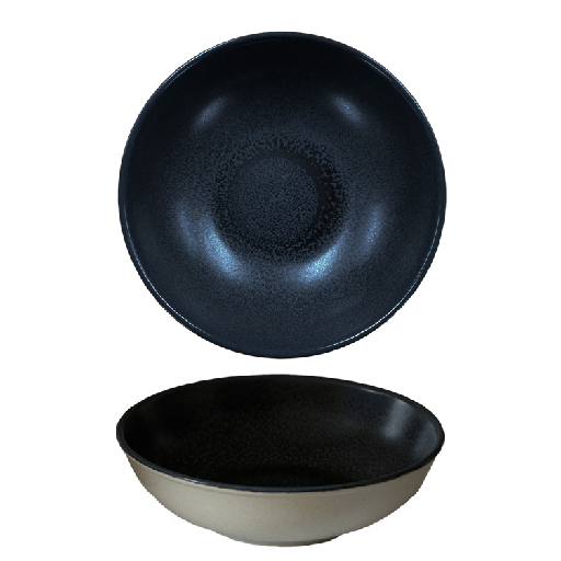 [BQ100429] Continental - Schaal rond Exotics zwart (18 cm, 1 stuk)