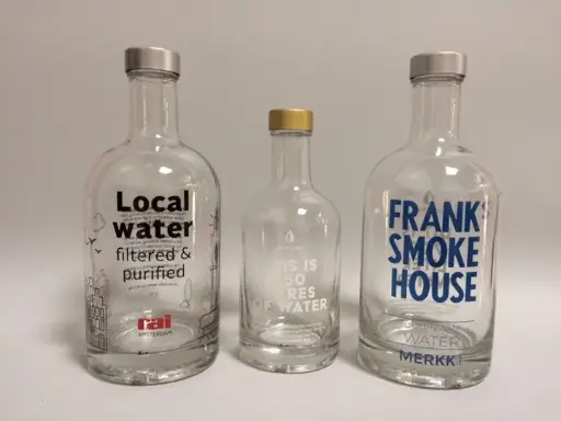 Gepersonaliseerde waterflessen 70cl.