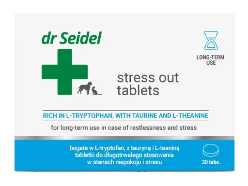 STRESS OUT TABLETS for long-term use in states of anxiety and stress