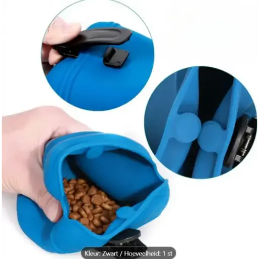 Silicone rubber Beloningstasje voor Snacks en Traktaties - Blauw