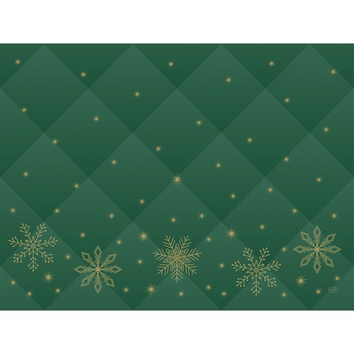 Duni - Placemat papier Rhombus Green (30 x 40 cm, 1000 stuks)