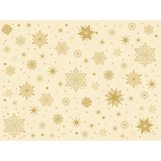 [DTH107922] Duni - Placemat papier Stargazing Cream (30 x 40 cm, 1000 stuks)