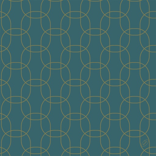 Duni - Servet Dunisoft Golden Deco (40 x 40 cm, 360 stuks)