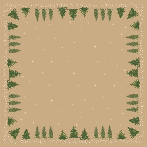 [DTH108879] Duni - Napperon Bio Dunicel Humble Trees (84 x 84 cm, 100 stuks)