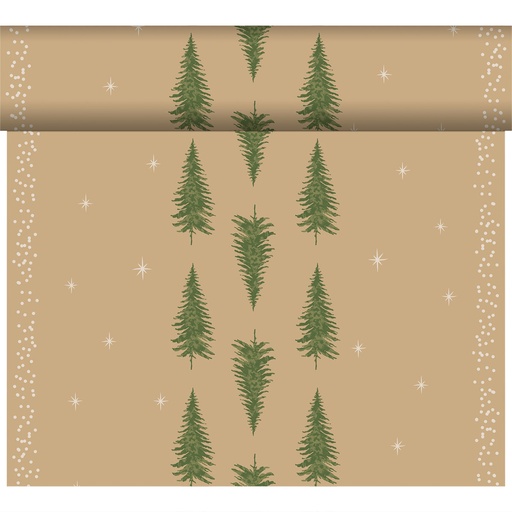Duni - Tafelloper tête-à-tête Bio Dunicel Humble Trees (0,4 x 24 m, 4 rollen)