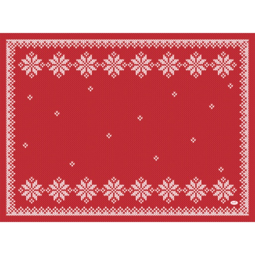 [DTH108886] Duni - Placemat Bio Dunicel Knitted Traditions (30 x 40 cm, 500 stuks)