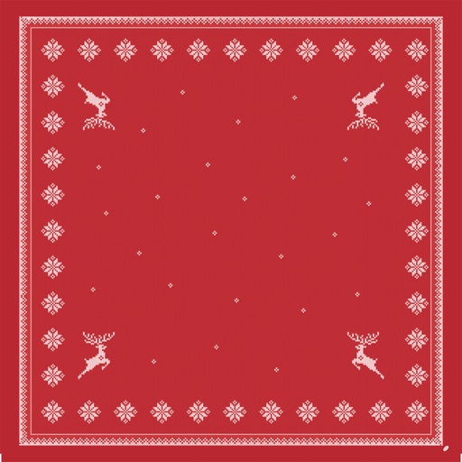 [DTH108889] Duni - Napperon Bio Dunicel Knitted Traditions (84 x 84 cm, 100 stuks, los)