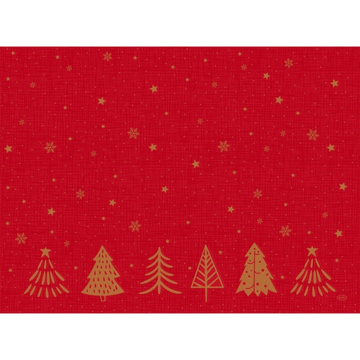 [DTH108928] Duni - Placemat Bio Dunicel Shimmer Trees (30 x 40 cm, 500 stuks)