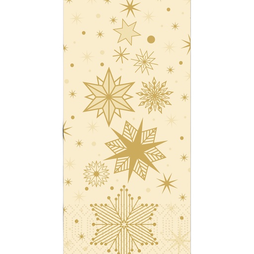 [DTH108954] Duni - Servet tissue 3-laags Stargazing Cream 1/8 vouw (40 x 40 cm, 1000 stuks)