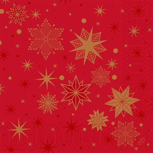 [DTH108969] Duni - Servet tissue 3-laags Stargazing Red (40 x 40 cm, 1000 stuks)