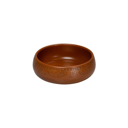 [DTH49620] Barcelona bowl brown 12 cm 300ml (12 stuks)