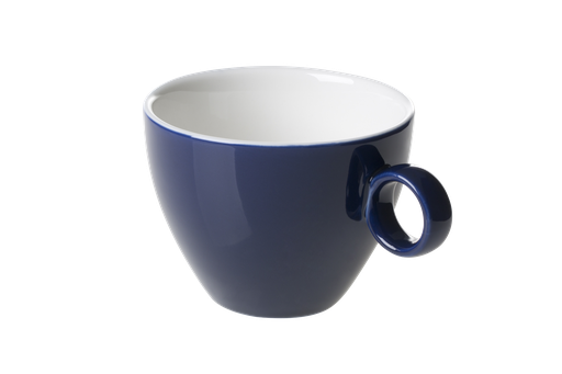 [DTH14266] Maastricht Porselein - Cappuccinokop Bart Colour Cafe 941 donkerblauw (23 cl, 6 stuks)