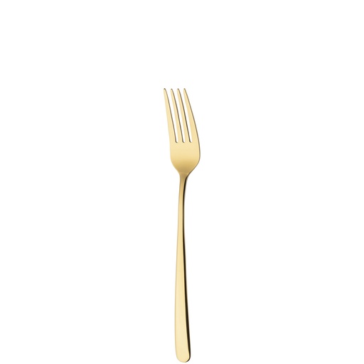 [BQ101188] Sola - Dessertvork Ibiza 18/0 goud PVD (18,9 cm, 12 stuks)