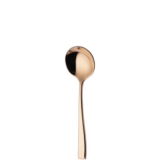 [BQ101196] Sola - Bouillonlepel Durban 18/10 koper PVD (17,7 cm, 12 stuks)