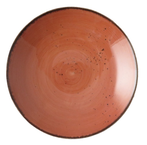 [BQ101395] Continental - Bord coupe vlak Rustic terracotta (27 cm, 1 stuk)