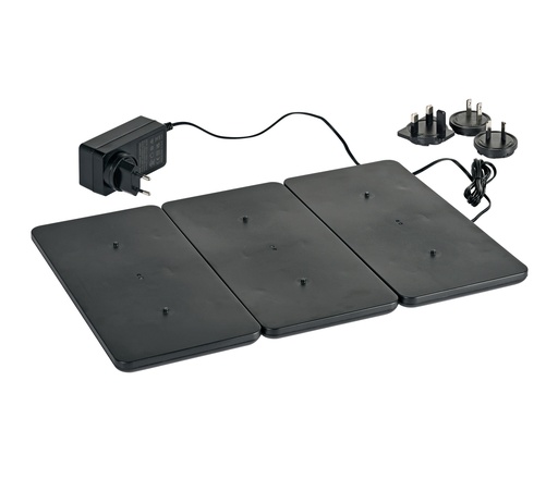 [BQ104080] Duni - Laadstation voor 6 LED-lampen zwart (26 x 39 cm, 2 stuks)