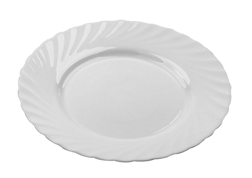 [BQ104150] Arcoroc - Bord Trianon Wit (24,5 cm, 6 stuks)