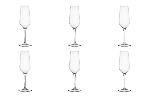 [BQ105394] Bormioli Rocco - Champagneflûte Electra (23 cl, 6 stuks)