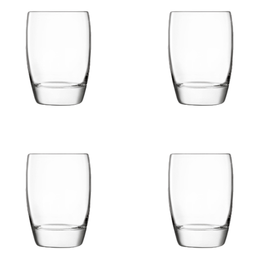 [BQ105910] Luigi Bormioli - Tumbler Michelangelo Master (26,5 cl, 4 stuks)