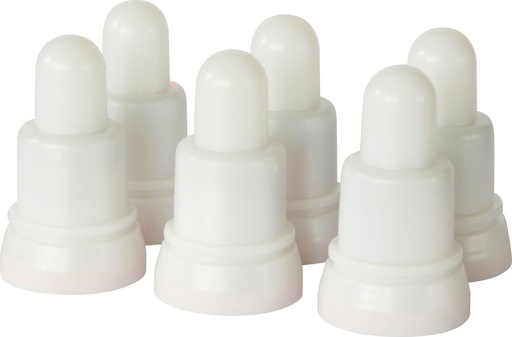 [BQ111655] Duni - Reservelampjes LED oplaadbaar Plug Flex (7 x Ø 4 cm, 6 stuks)