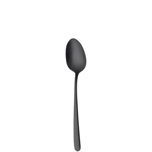 [BQ115757] Sola - Dessertlepel Ibiza zwart satijn PVD (12 stuks)