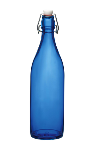 [BQ116421] Bormioli Rocco - Fles Giara blauw (1 l, 108 stuks)