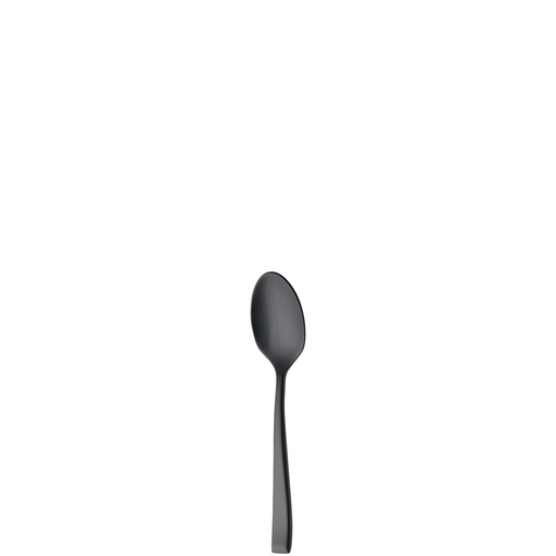 [BQ121863] Sola - Theelepel Durban 18/10 zwart satijn PVD (13 cm, 12 stuks)