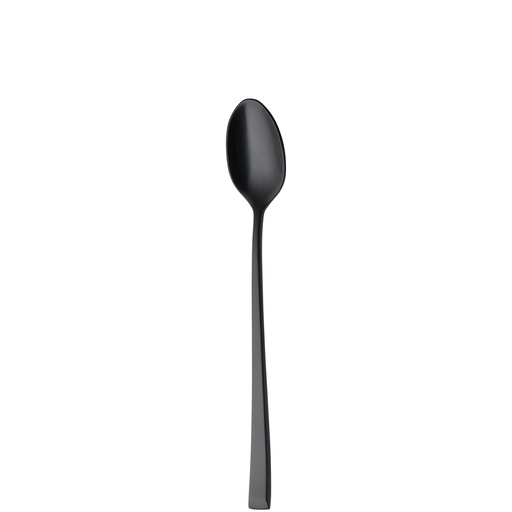 [BQ121865] Sola - Longdrinklepel Durban 18/10 zwart satijn PVD (20 cm, 12 stuks)