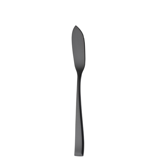[BQ121868] Sola - Vismes Durban 18/10 zwart satijn PVD (20,8 cm, 12 stuks)