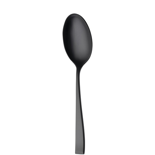 [BQ121870] Sola - Serveerlepel Durban 18/10 zwart satijn PVD (22,8 cm)