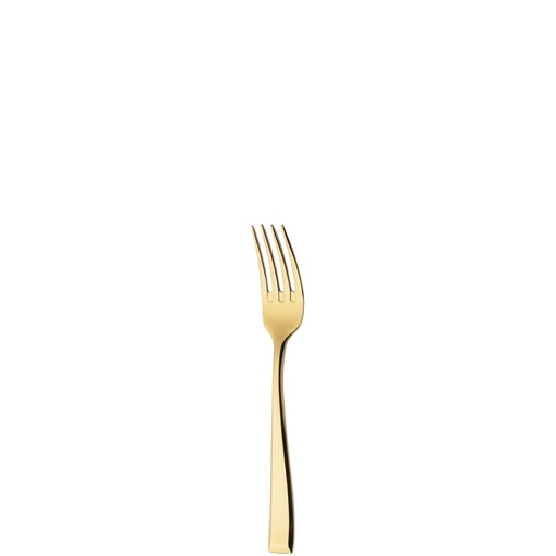 [BQ121928] Sola - Cocktailvork Durban 18/10 goud PVD (15 cm, 12 stuks)