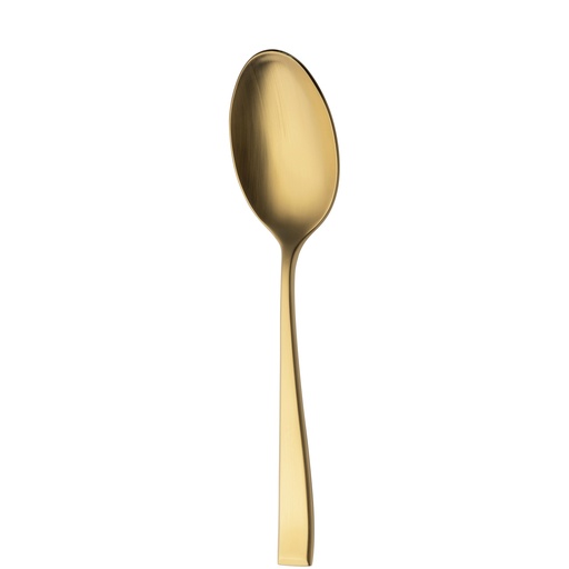 [BQ121958] Sola - Serveerlepel Durban 18/10 goud satijn PVD (22,8 cm)
