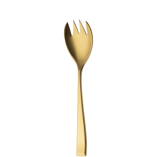 [BQ121959] Sola - Saladevork Durban 18/10 goud satijn PVD (21,7 cm)