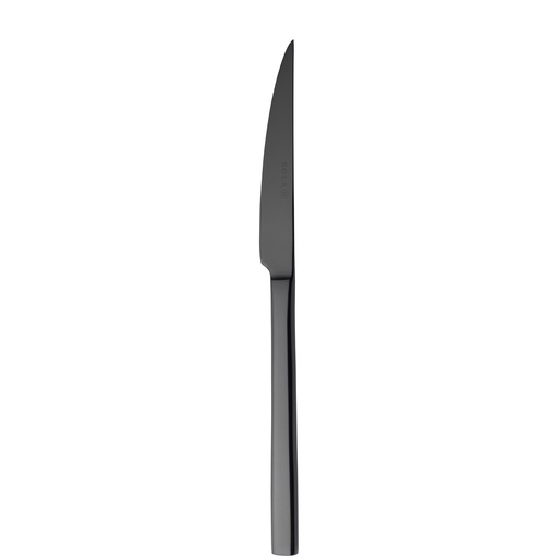 [BQ121967] Sola - Steakmes Montreux 18/10 zwart PVD (23,7 cm, 12 stuks)