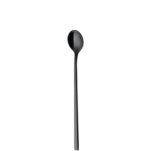 [BQ121976] Sola - Longdrinklepel Montreux 18/10 zwart PVD (20,1 cm, 12 stuks)