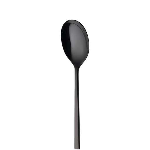 [BQ121981] Sola - Serveerlepel Montreux 18/10 zwart PVD (21,5 cm)