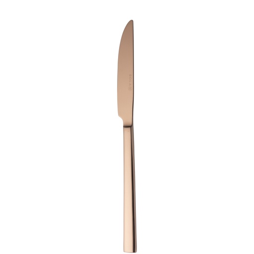 [BQ122034] Sola - Tafelmes Montreux 18/10 koper satijn PVD (23 cm, 12 stuks)