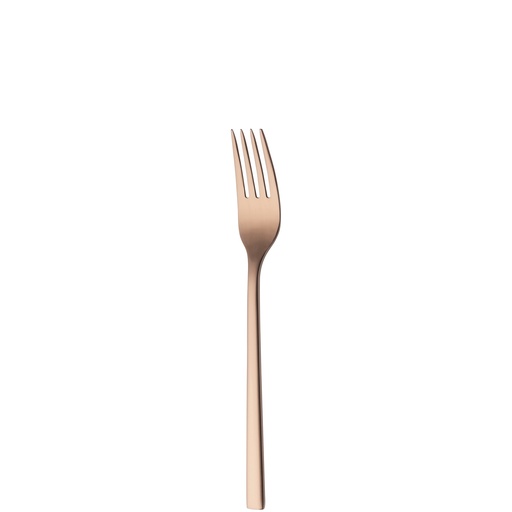 [BQ122037] Sola - Dessertvork Montreux 18/10 koper satijn PVD (18,5 cm, 12 stuks)
