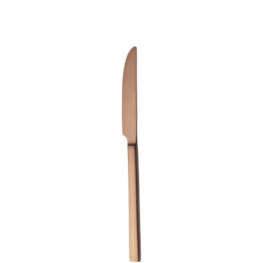 [BQ122038] Sola - Dessertmes Montreux 18/10 koper satijn PVD (20,6 cm, 12 stuks)