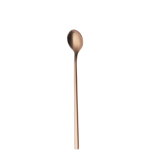 [BQ122045] Sola - Longdrinklepel Montreux 18/10 koper satijn PVD (20,1 cm, 12 stuks)