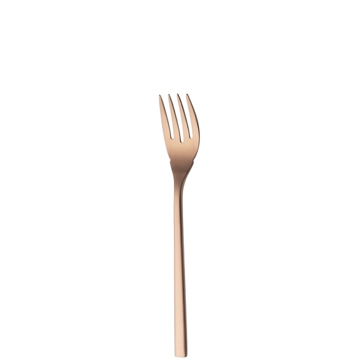 [BQ122047] Sola - Visvork Montreux 18/10 koper satijn PVD (18,1 cm, 12 stuks)