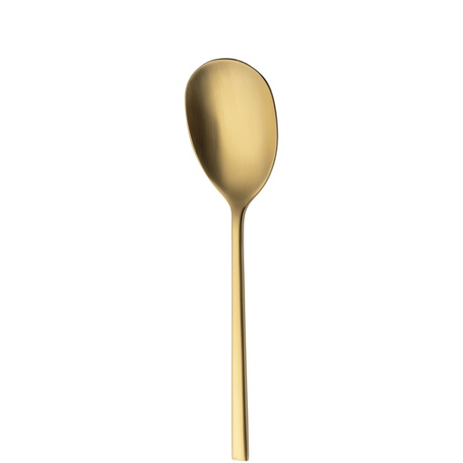 [BQ122094] Sola - Saladelepel Montreux 18/10 goud satijn PVD (21,6 cm)