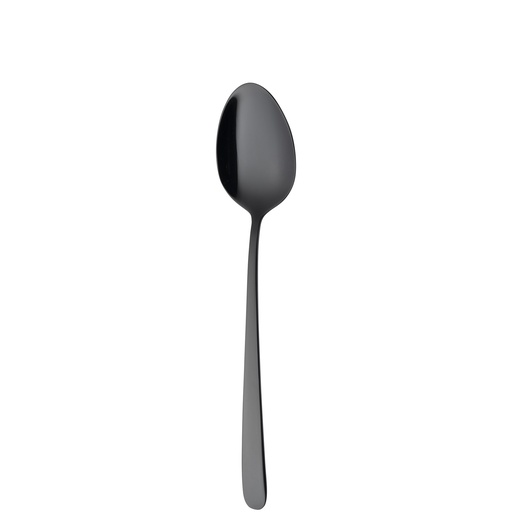 [BQ122100] Sola - Tafellepel Ibiza 18/0 zwart PVD (20,9 cm, 12 stuks)
