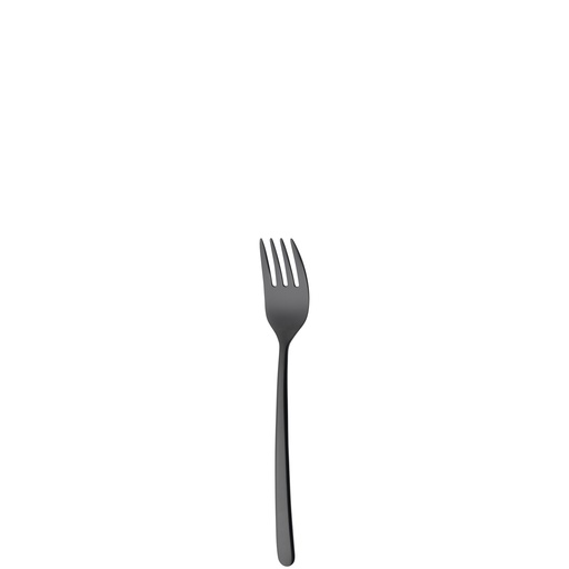 [BQ122106] Sola - Cocktailvork Ibiza 18/0 zwart PVD (14,5 cm, 12 stuks)