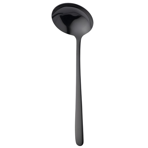 [BQ122120] Sola - Soeplepel Ibiza 18/0 zwart PVD (28 cm)
