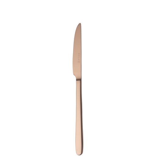 [BQ122149] Sola - Dessertmes Ibiza 18/0 koper satijn PVD (21,1 cm, 12 stuks)