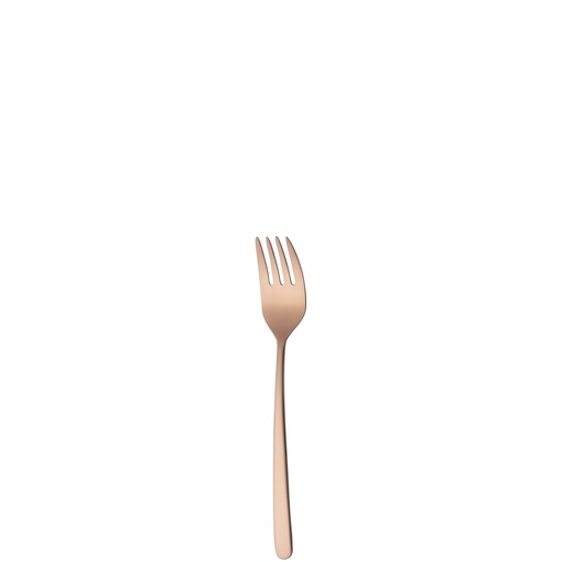 [BQ122152] Sola - Cocktailvork Ibiza 18/0 koper satijn PVD (14,5 cm, 12 stuks)